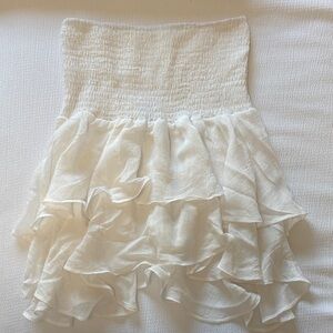 shein flowy ruffle skirt